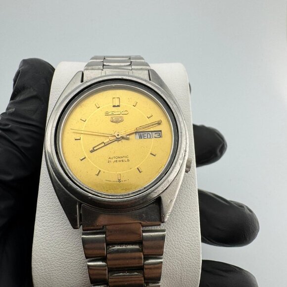 Seiko 5 Automatic 21 Jewels - Vintage Wrist Watch - Made in Japan - Picture 3 of 9